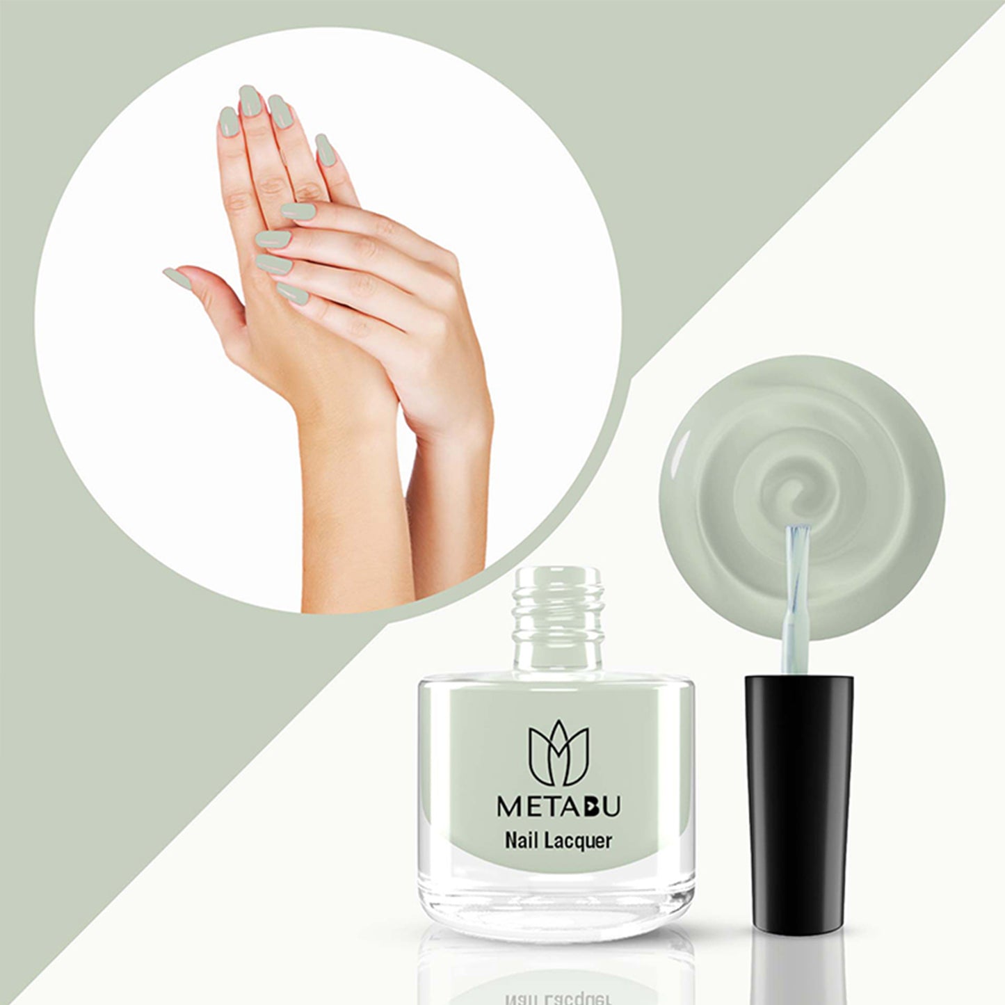 Long Lasting Nail Lacquer | Light Blue Shade
