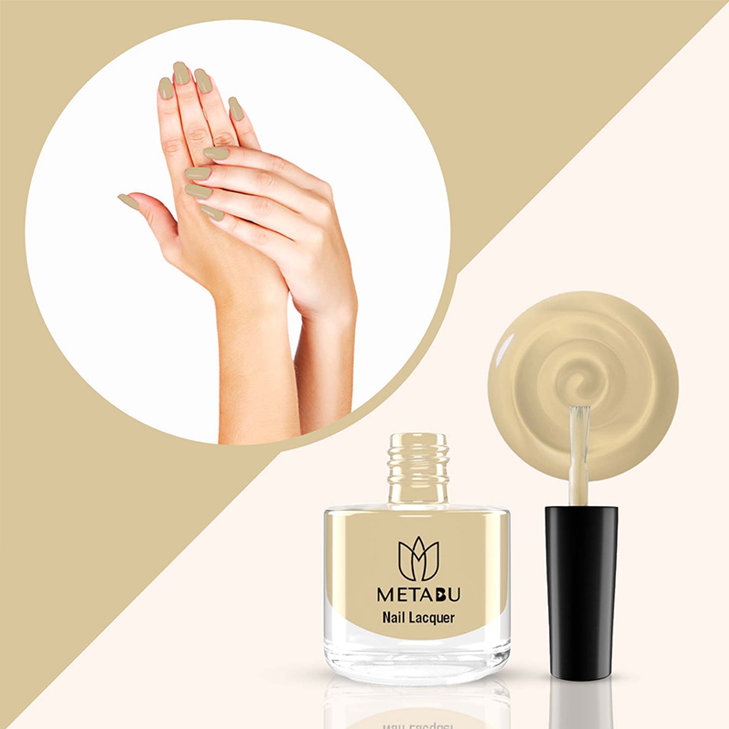 METABU Long Lasting Nail Lacquer | Orange Shade