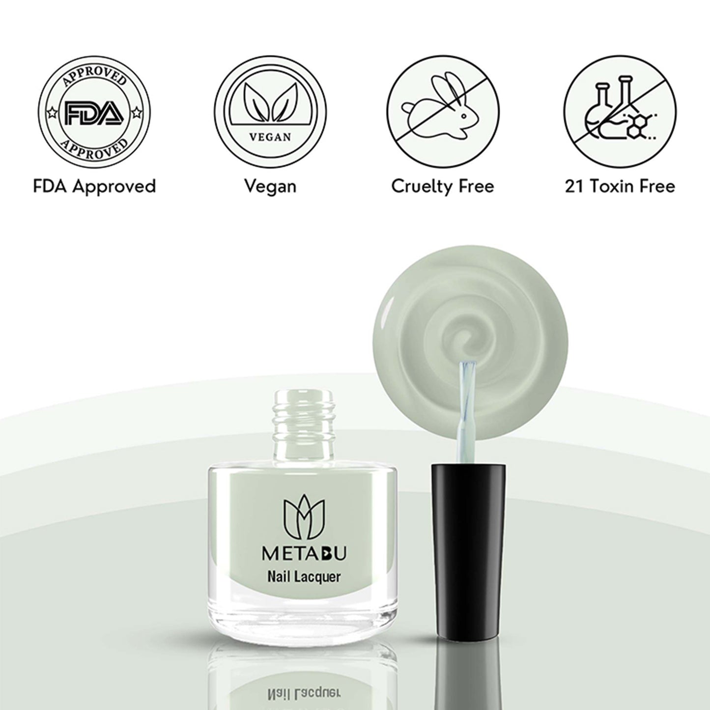 Long Lasting Nail Lacquer | Light Blue Shade