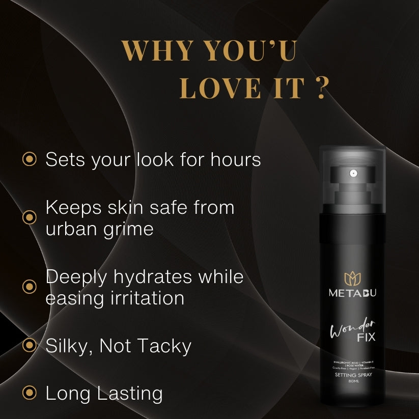 Metabu Wonder Makeup Fixer Spray - 80ml