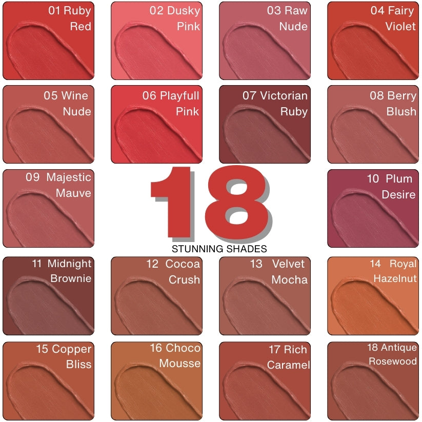 Intense Moisture Satin Matte Lipstick