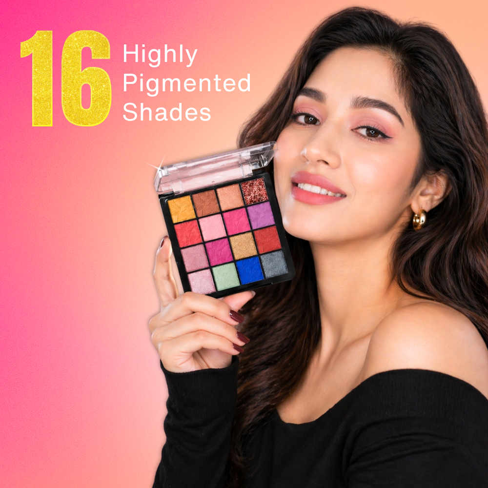Daisly 16 Color Eyeshadow Palette - 18g