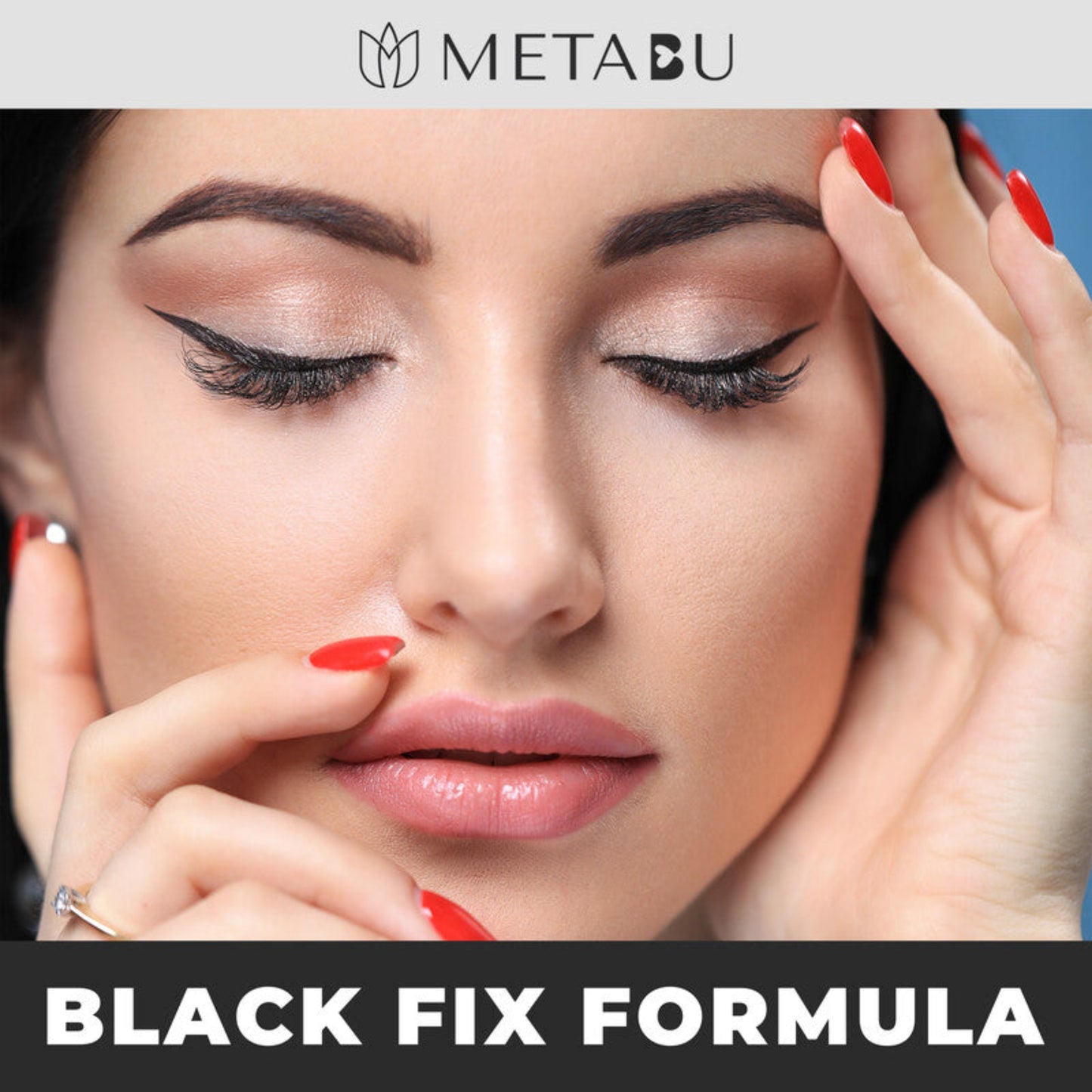 METABU Luxe Eye Liquid Liner with Intense Black Kajal