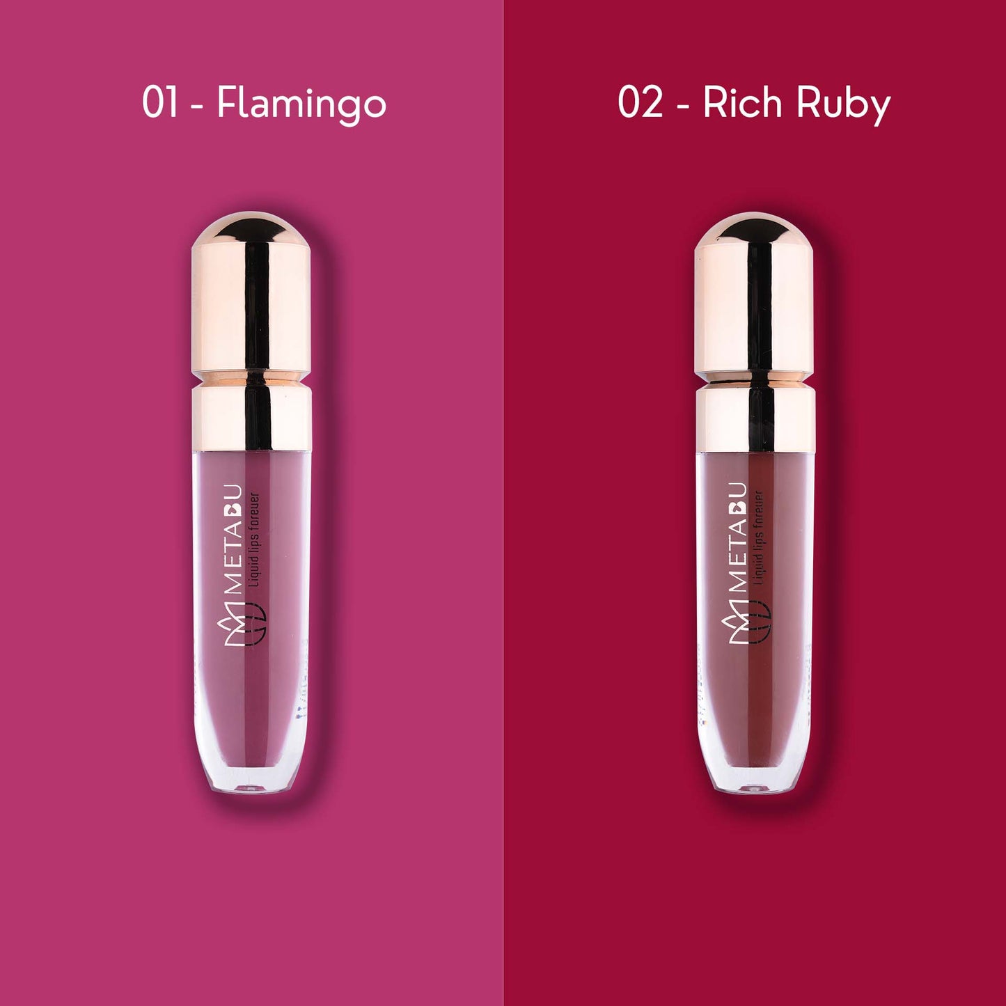 METABU Matte Liquid Lipstick | Pack of 2