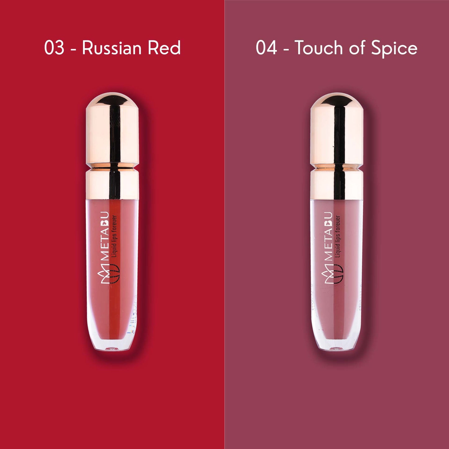 METABU Matte Liquid Lipstick | Pack of 2