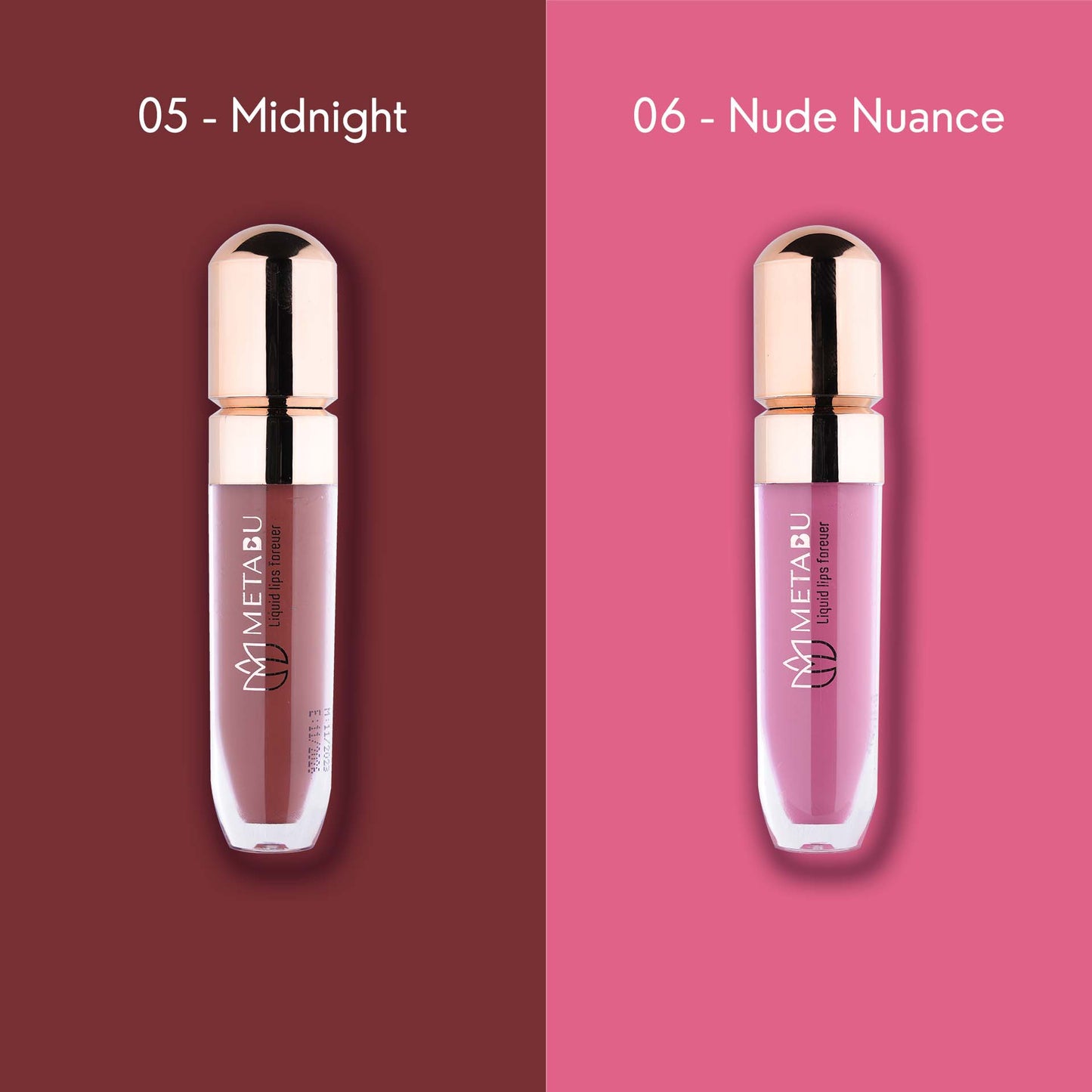 METABU Matte Liquid Lipstick | Pack of 2