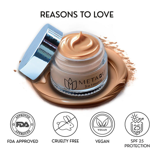 3 in 1 Mousse Foundation