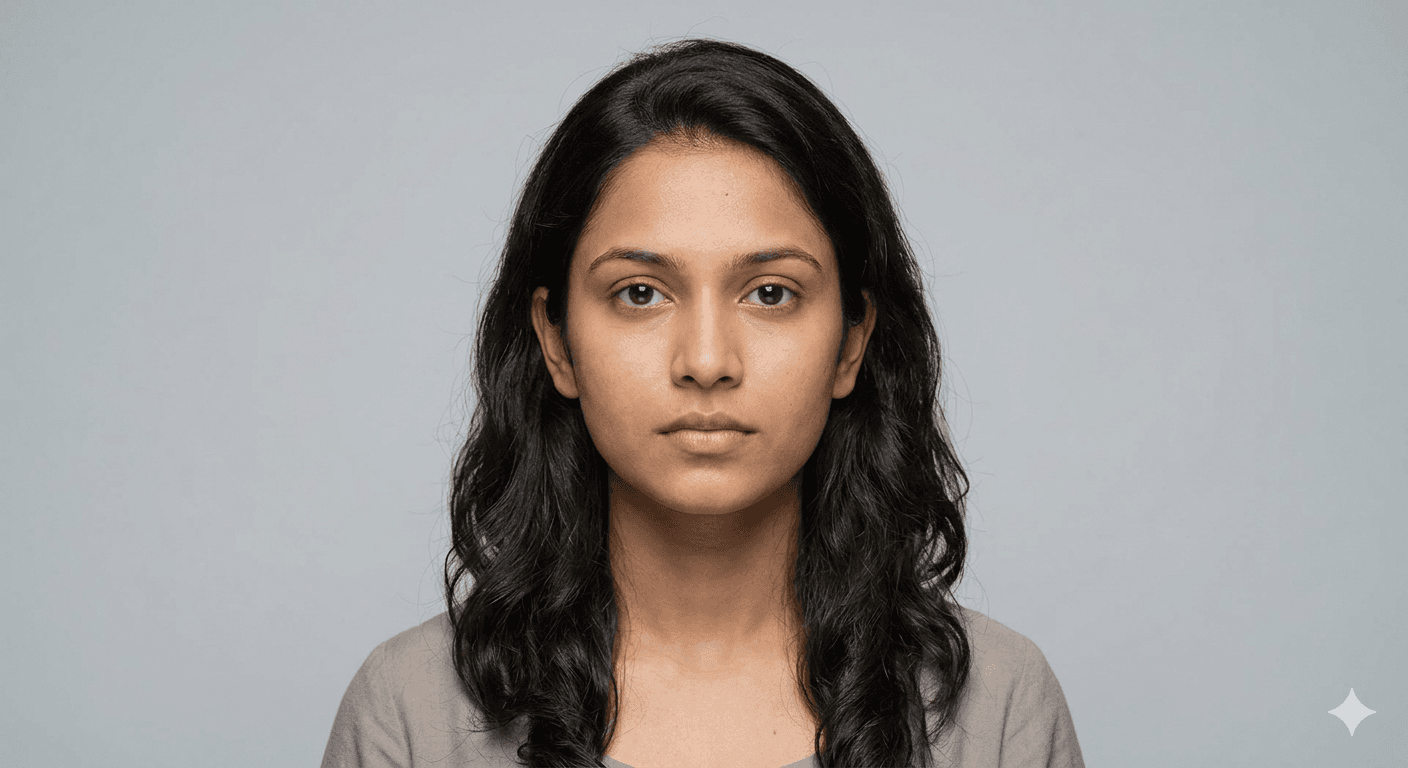 normal skin tone Indian girl