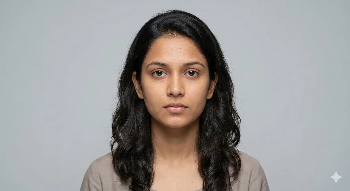 normal skin tone Indian girl