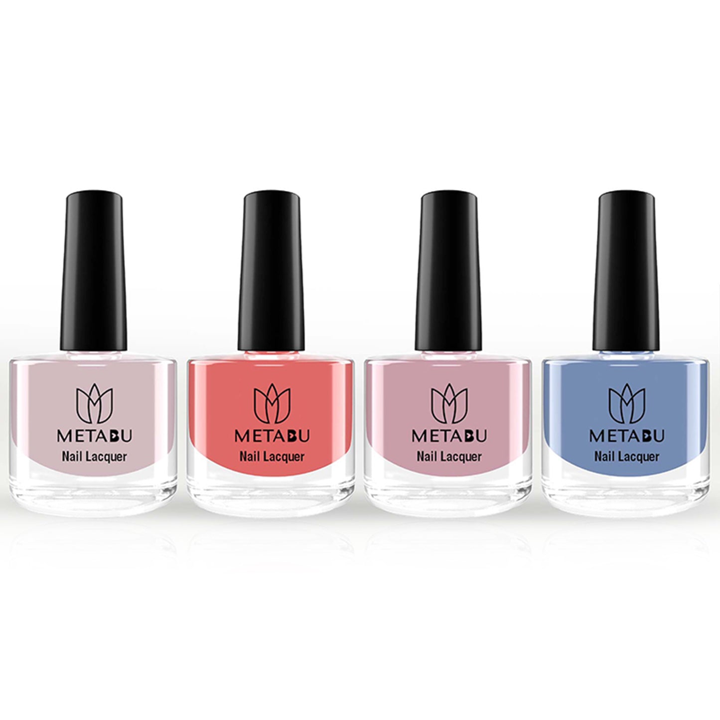 METABU Long Lasting Nail lacquer | Pack of 4