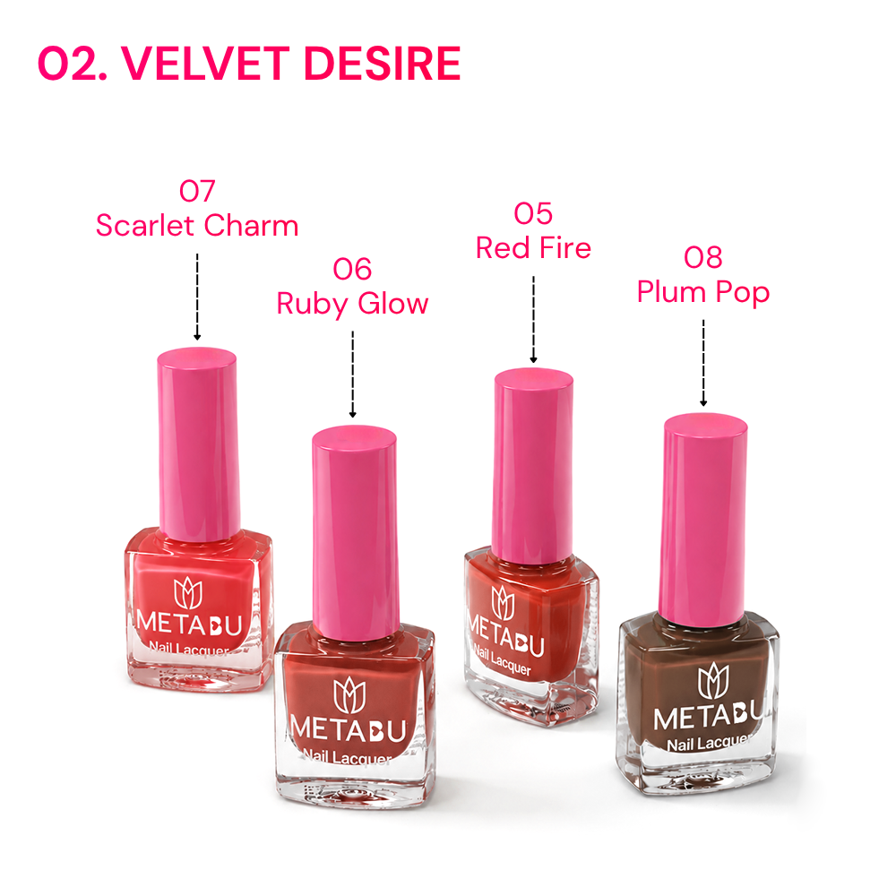 Metabu 4 in 1 Glow & Go Nail Lacquer Kit