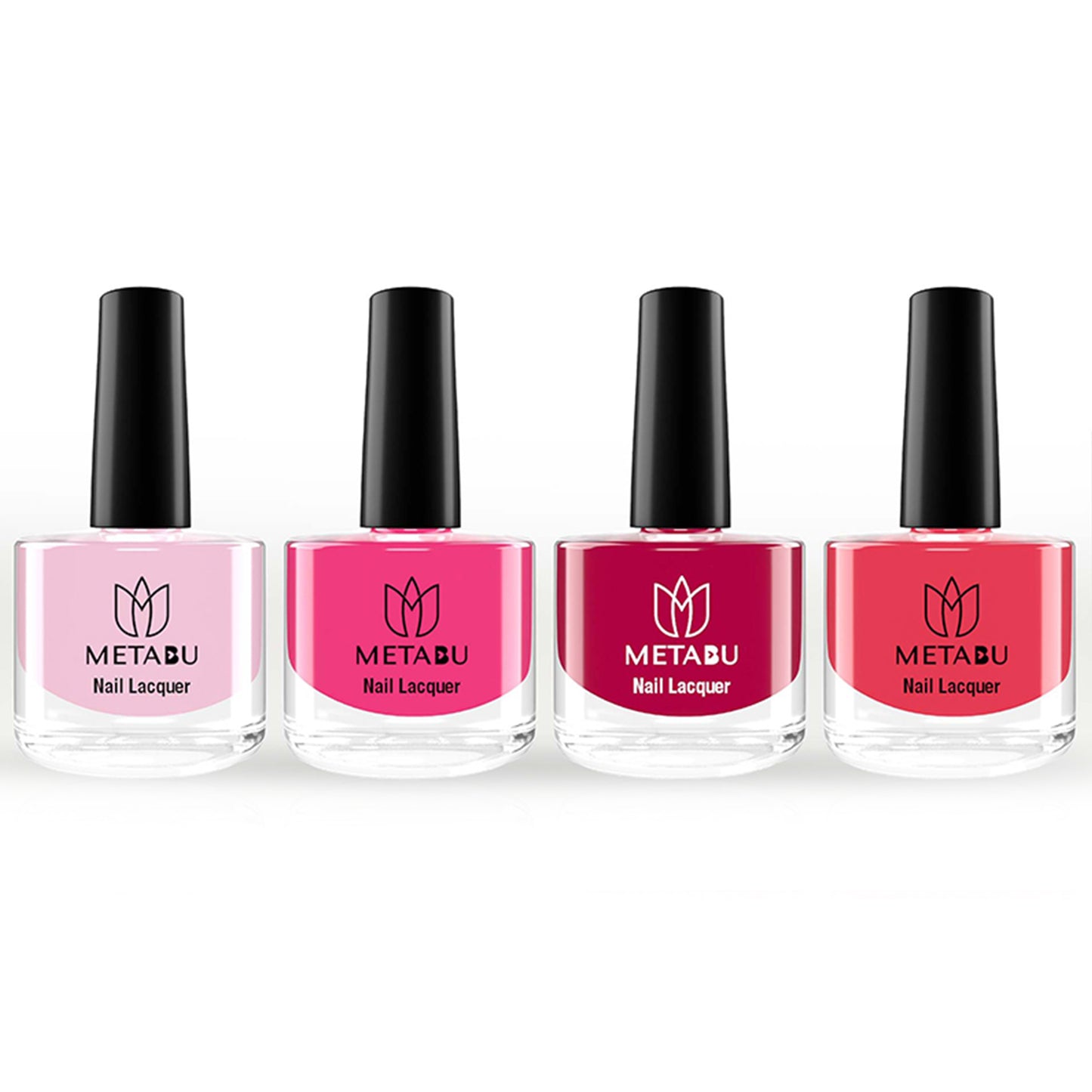 METABU Long Lasting Nail lacquer | Pack of 4