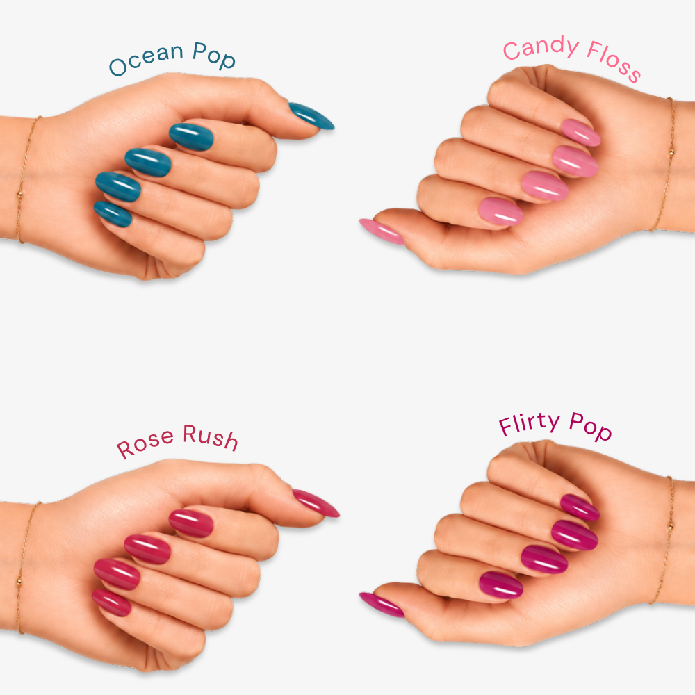 Metabu 4 in 1 Glow & Go Nail Lacquer Kit