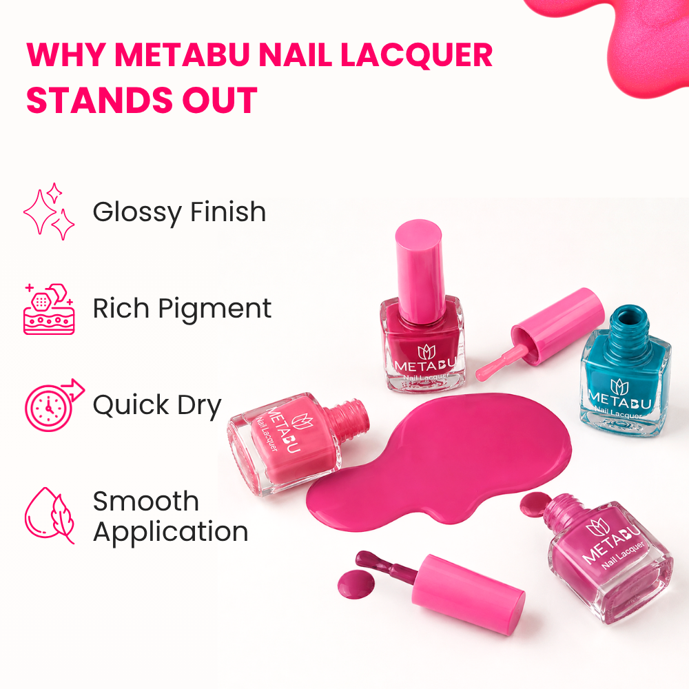 Metabu 4 in 1 Glow & Go Nail Lacquer Kit