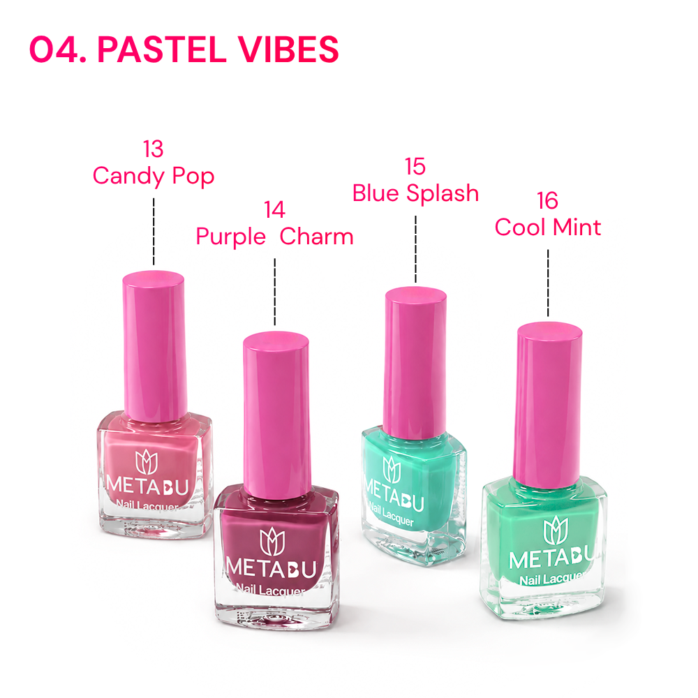 Metabu 4 in 1 Glow & Go Nail Lacquer Kit
