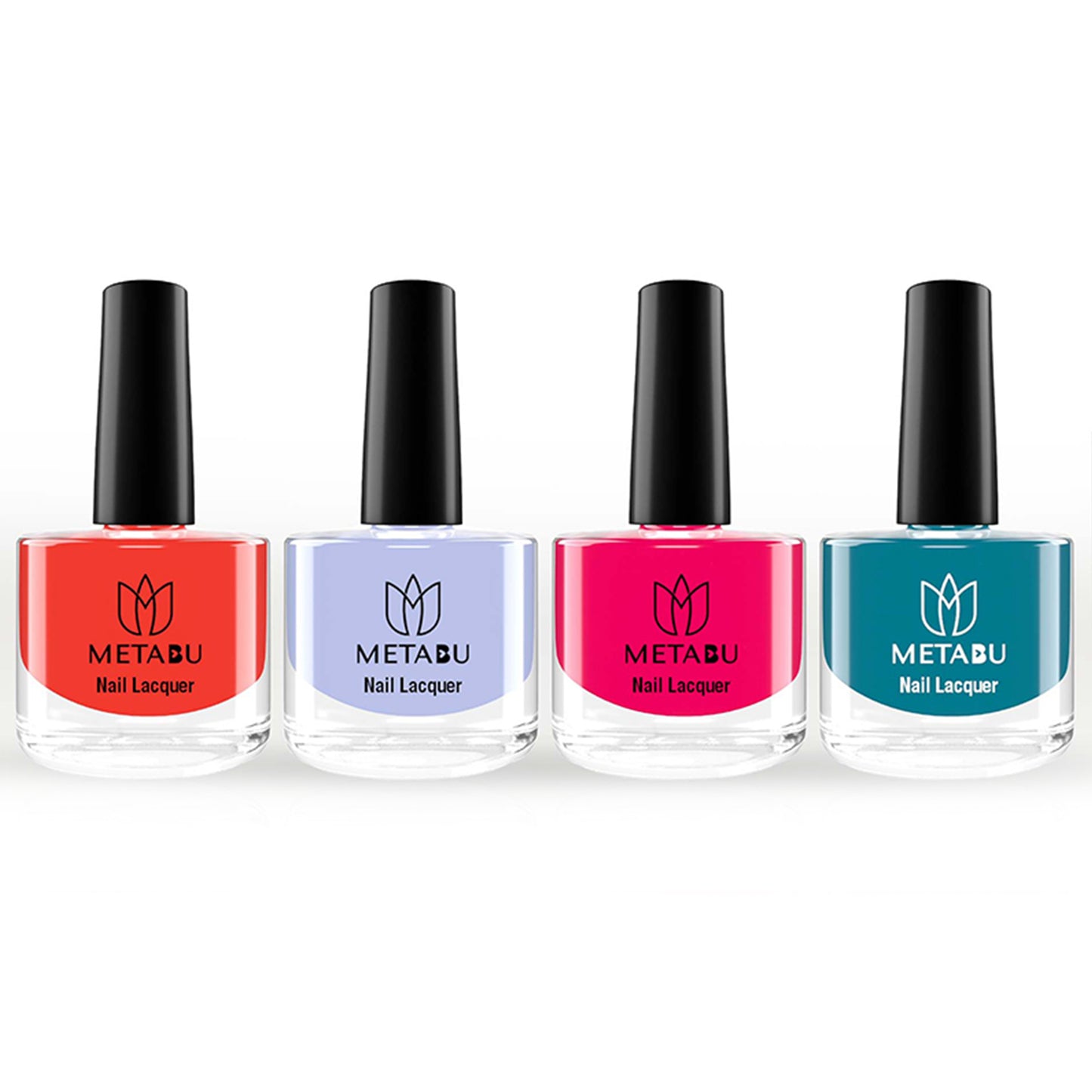 METABU Long Lasting Nail lacquer | Pack of 4