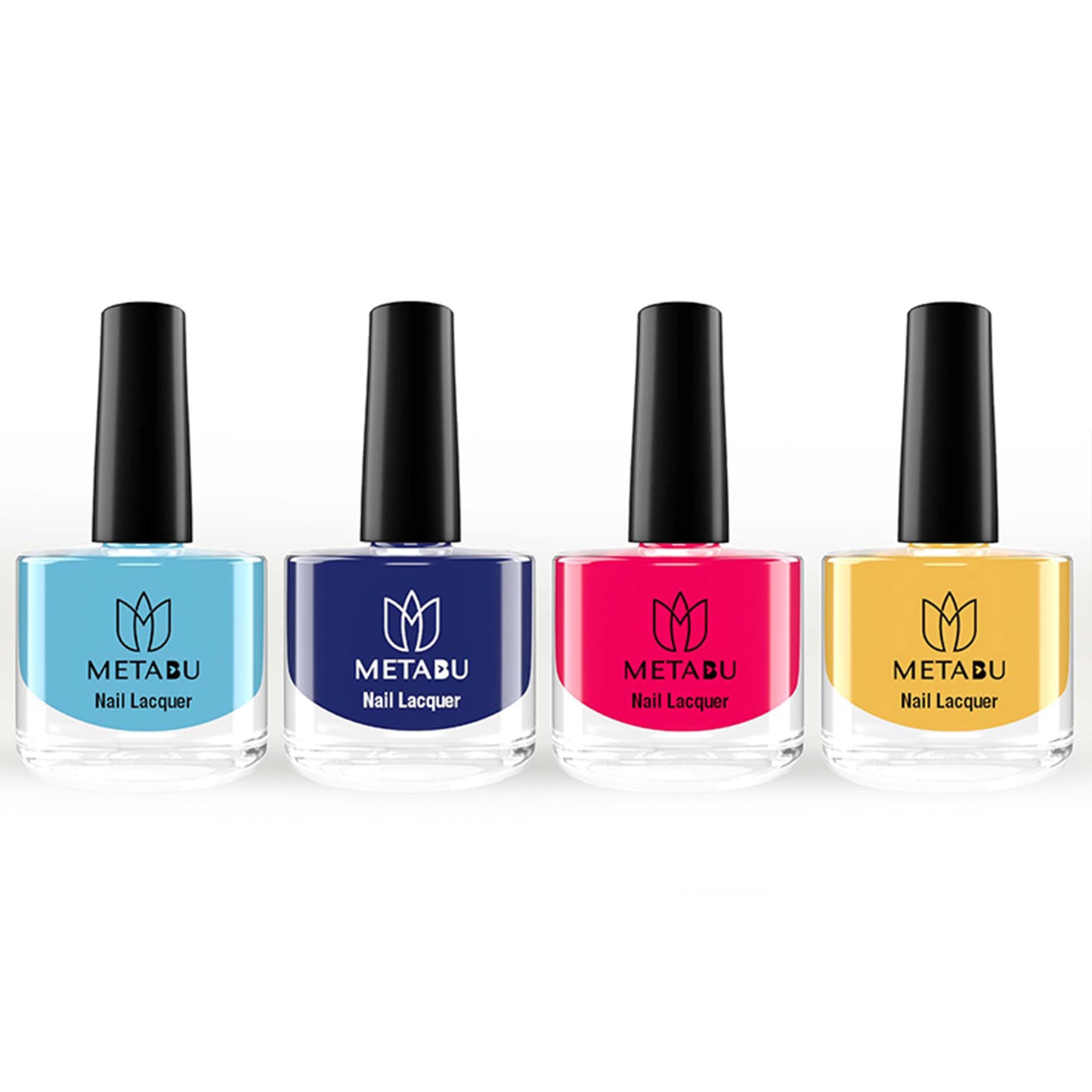 METABU Long Lasting Nail lacquer | Pack of 4