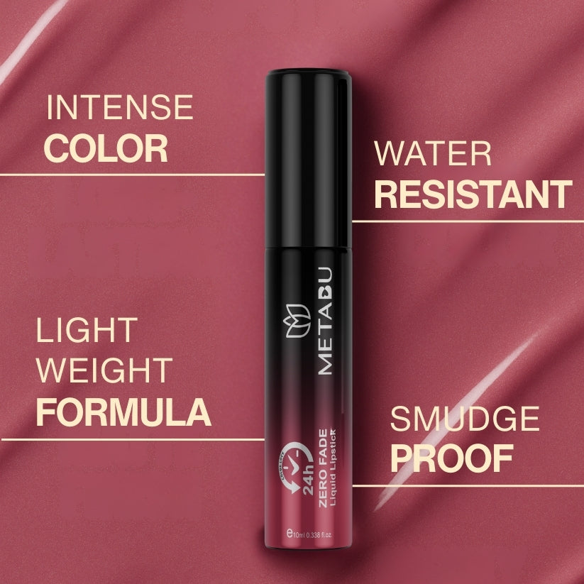 Zero Fade Liquid Lipstick - Matte Finish