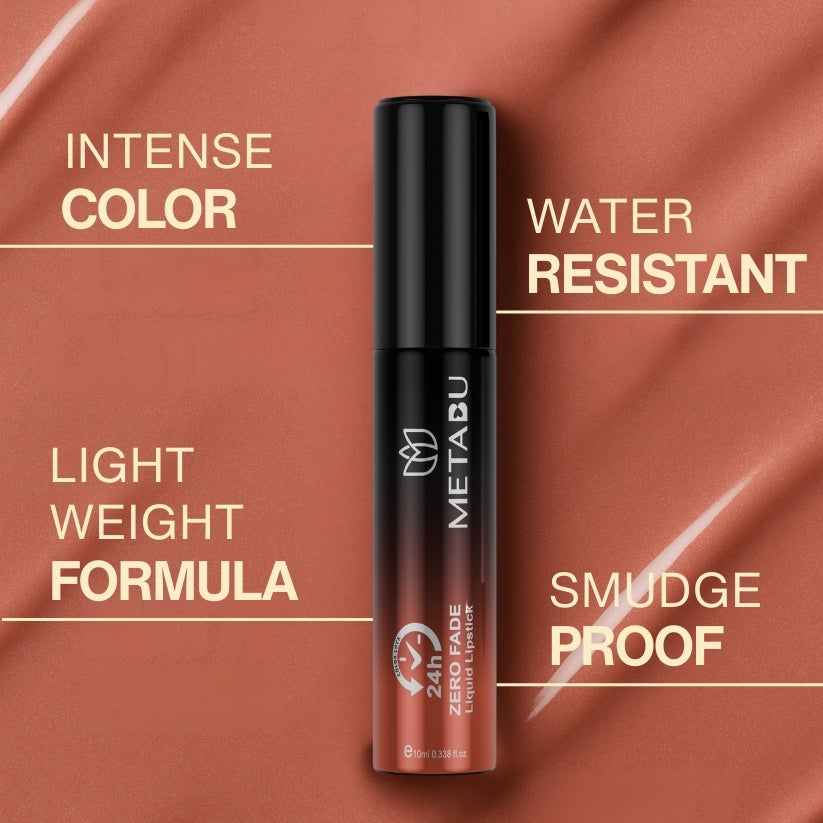 Zero Fade Liquid Lipstick - Matte Finish