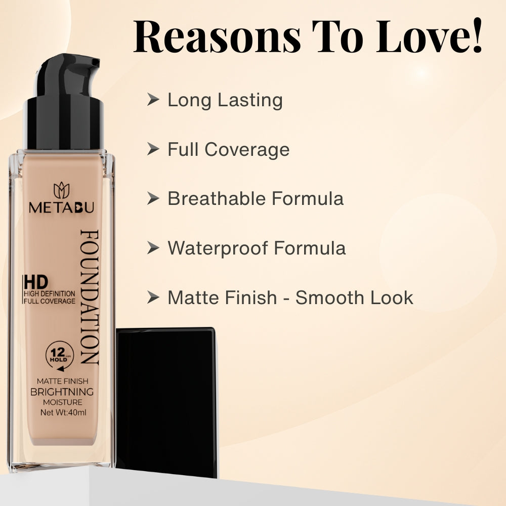 Matte Finish HD Liquid Foundation