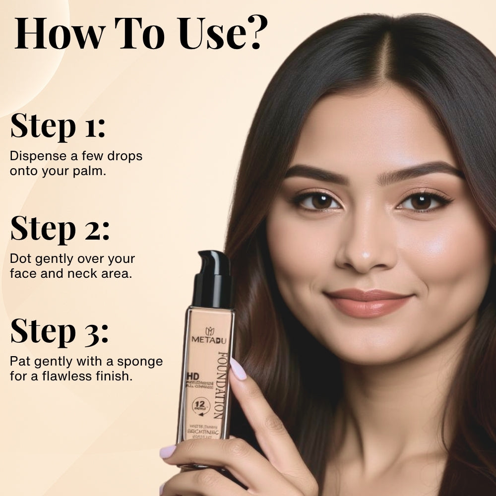 Matte Finish HD Liquid Foundation