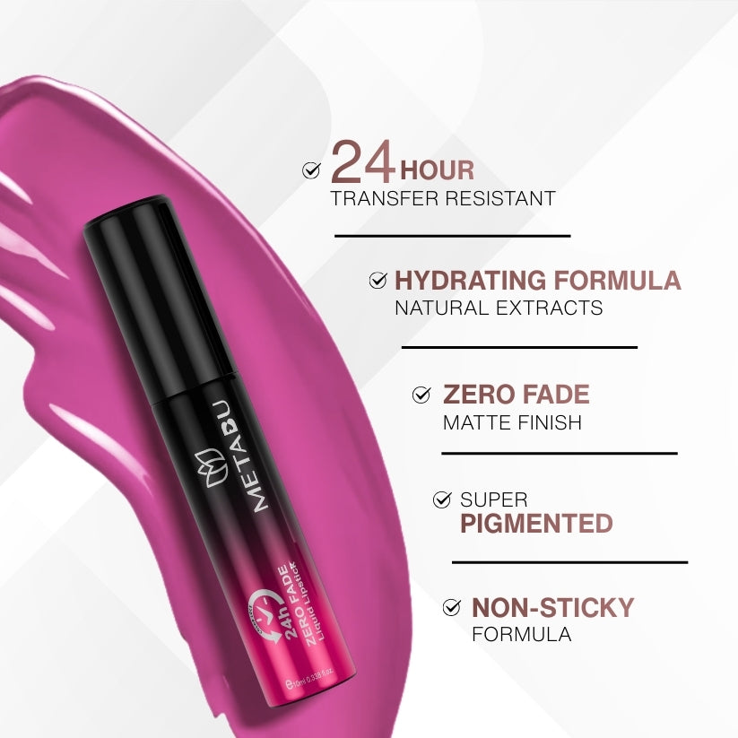 Zero Fade Liquid Lipstick - Matte Finish