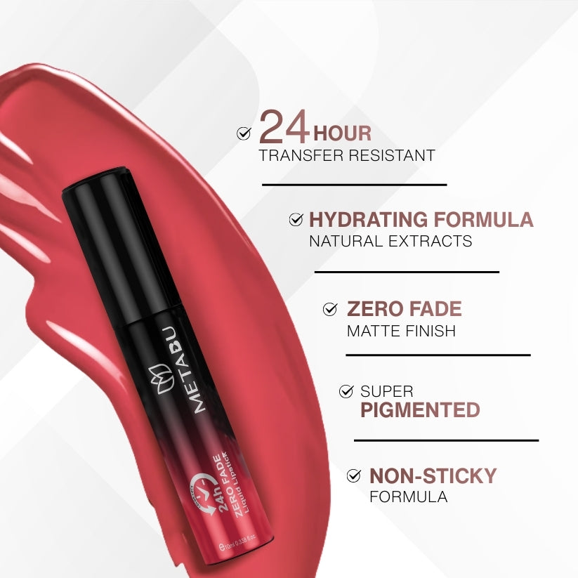 Zero Fade Liquid Lipstick - Matte Finish