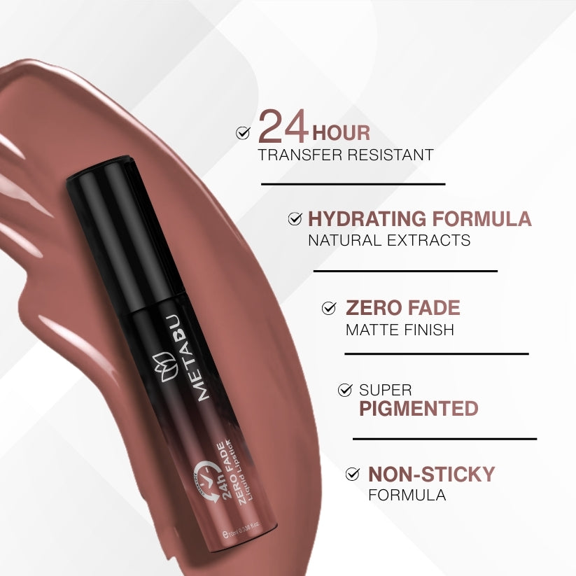 Zero Fade Liquid Lipstick - Matte Finish