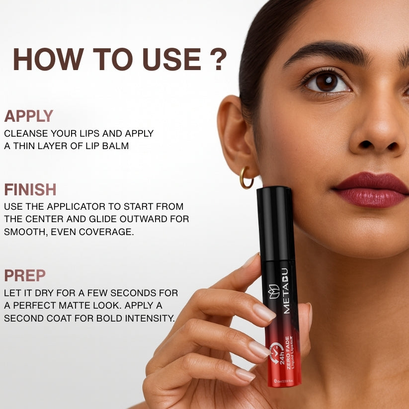 Zero Fade Liquid Lipstick - Matte Finish