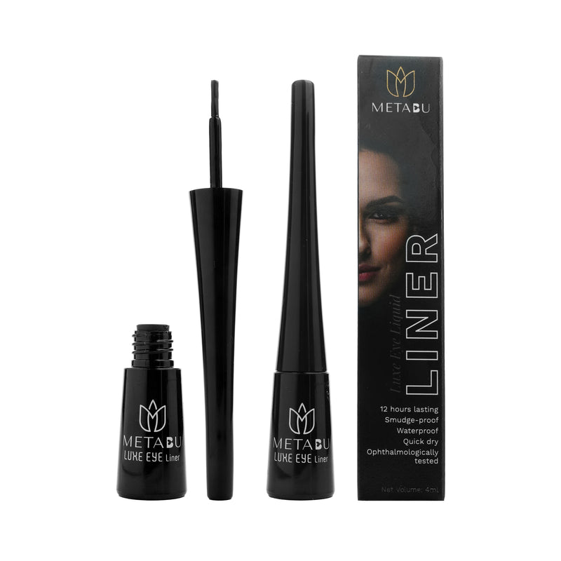 METABU Luxe Eye Liquid Liner , Smudge and Waterproof , Hyper Glossy Liquid Liner