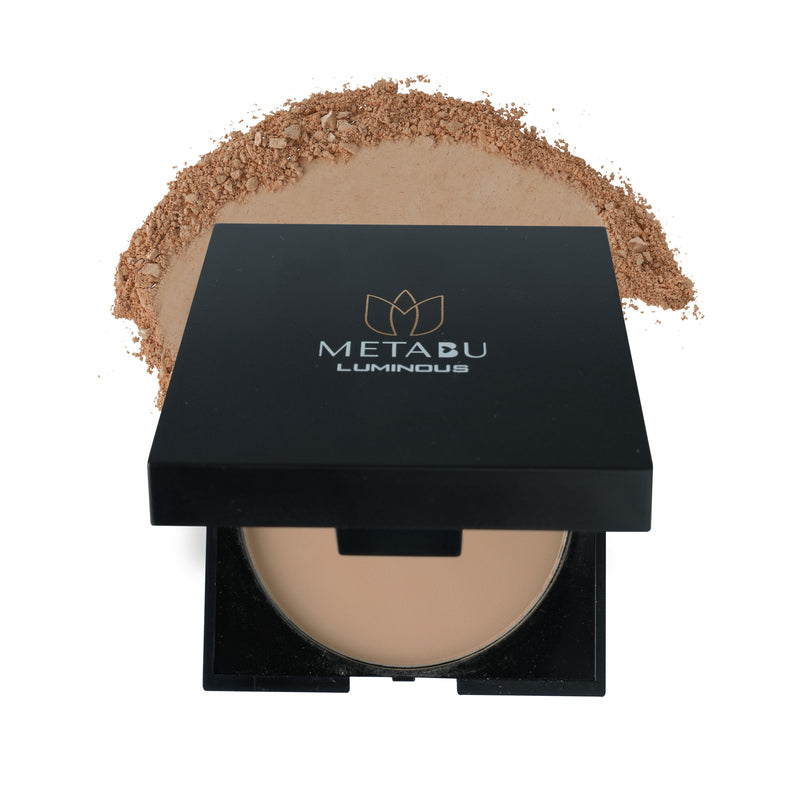 METABU Luminous Compact Powder, Absorbs Oil, Long lasting, Enriched with SPF 25, Matte Finish, 8g