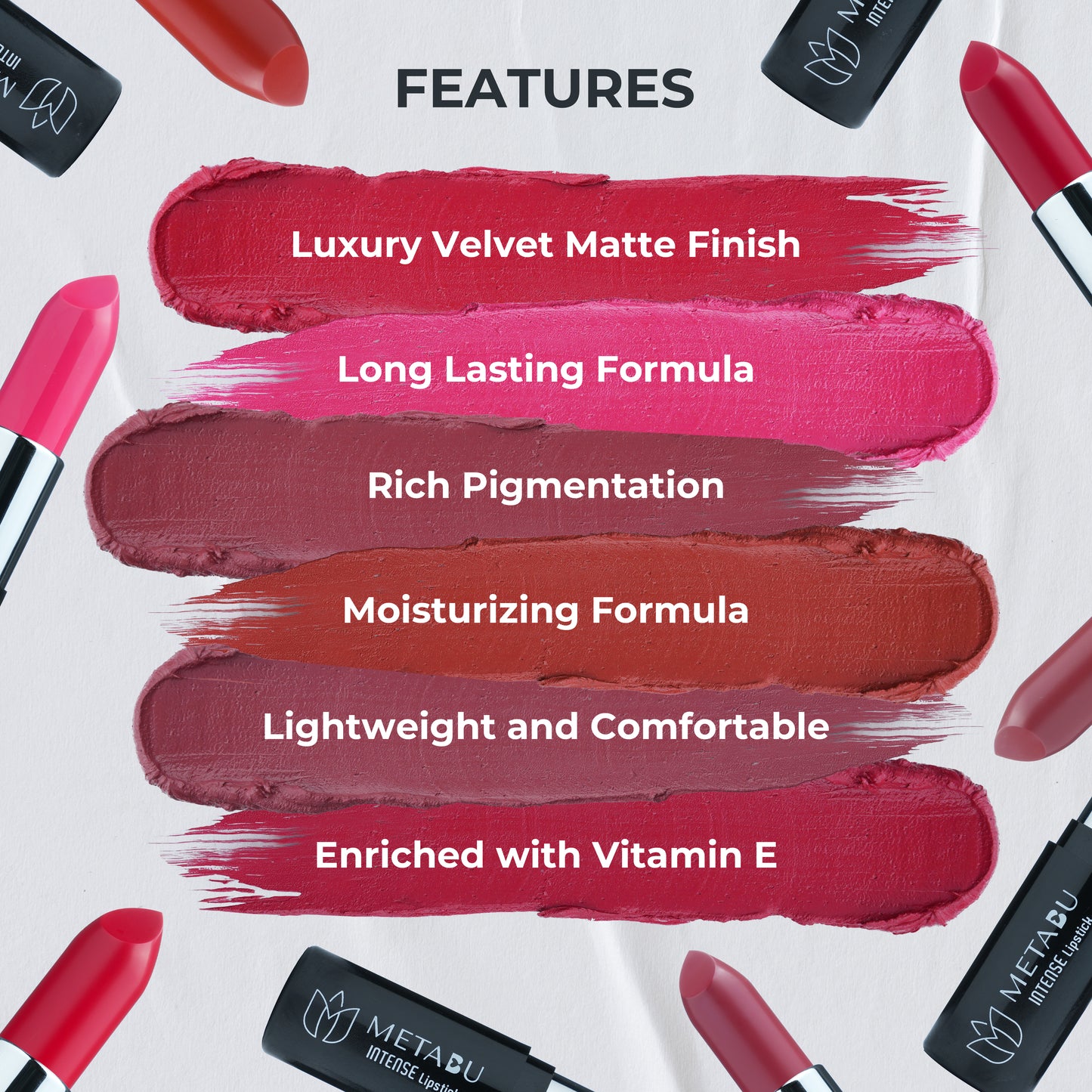 Metabu Matte Lipstick Intense Moisture