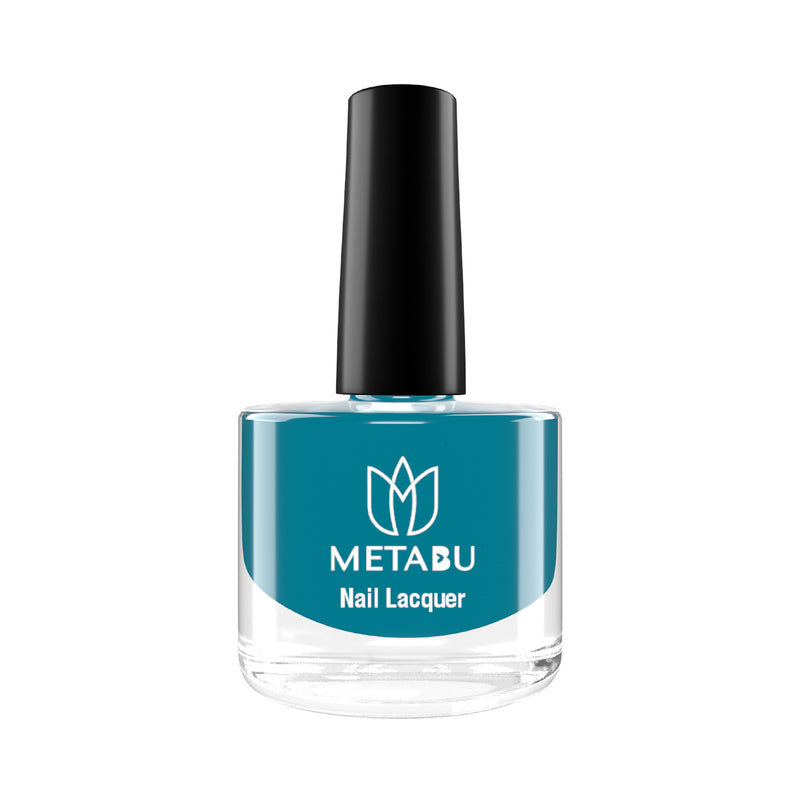 METABU Long Lasting Nail lacquer, Super Glossy, Quick Drying Nail Polish,8 ml Dark Shade