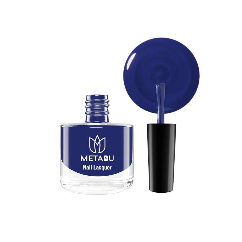 METABU Long Lasting Nail lacquer, Super Glossy, Quick Drying Nail Polish,8 ml Dark Shade