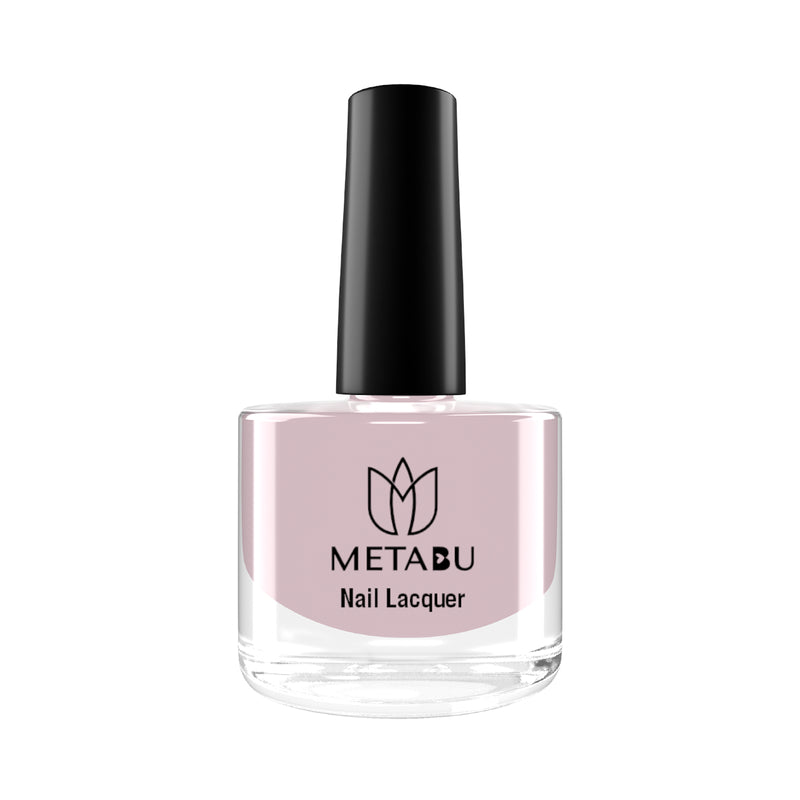 METABU Long Lasting Nail lacquer, Super Glossy, Quick Drying Nail Polish,8 ml Light Baby Pink Shade